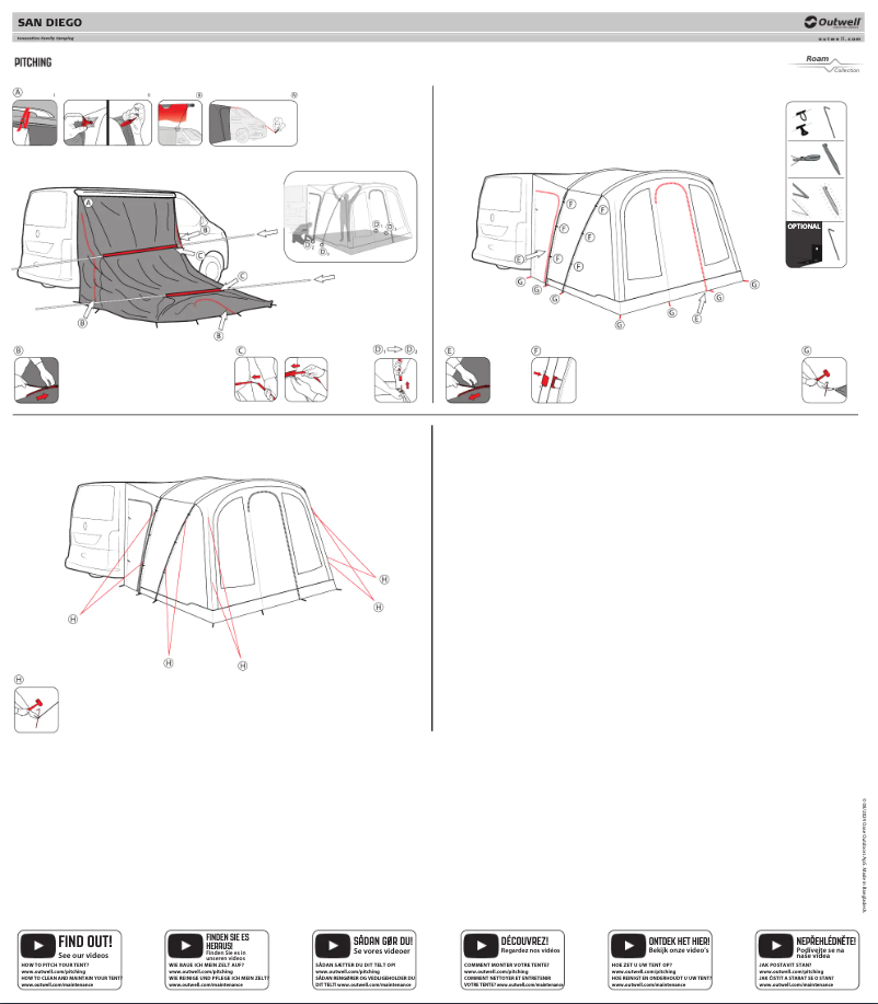 Page 1 of the manual User Manual Outwell San Diego