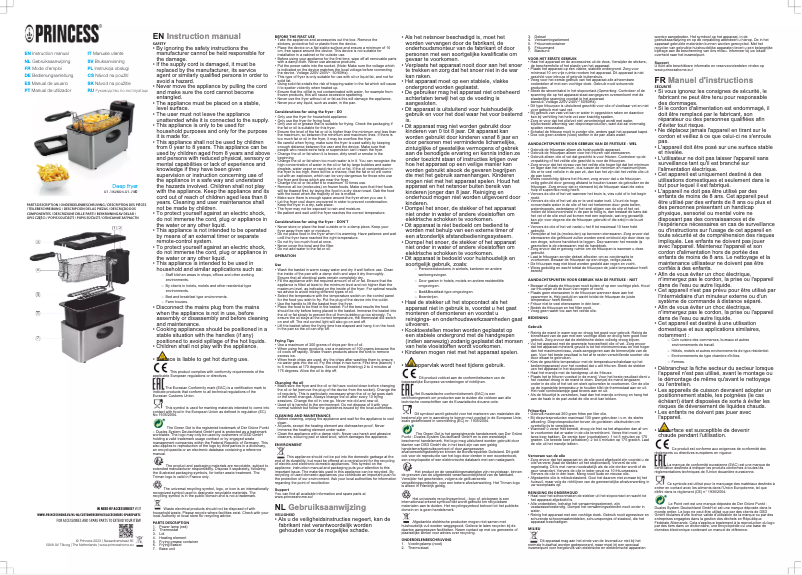 Page 1 of the manual User Manual Princess 182604