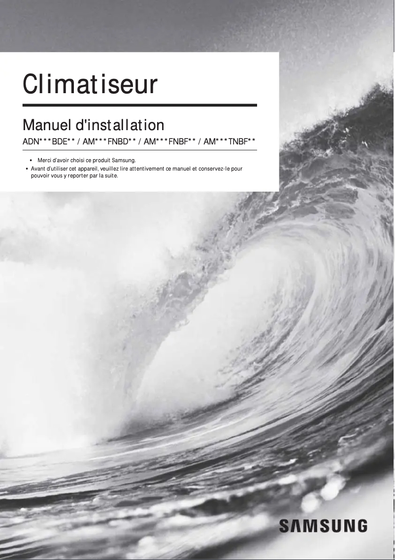 Page 1 of the manual User Manual Samsung AM250TNBFGB