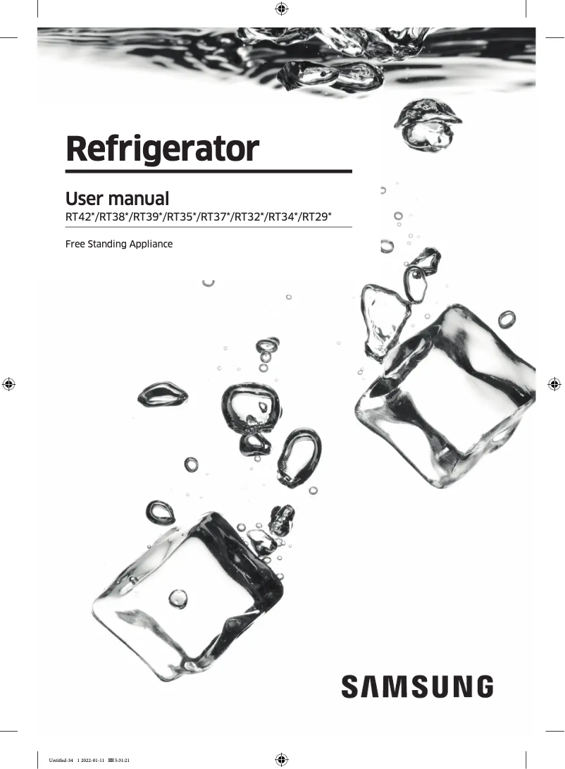 First page image of the manual for RT32K5552SL