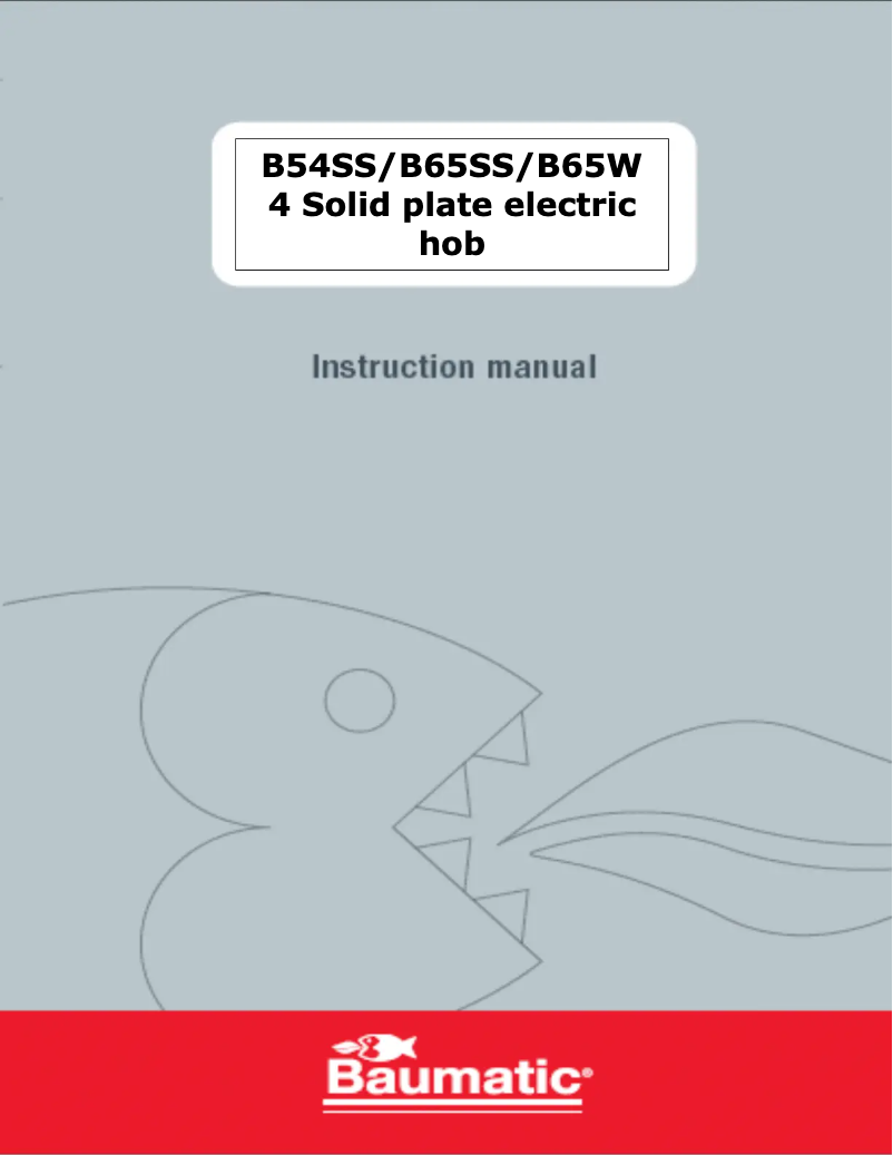 First page image of the manual for B65W