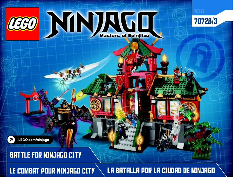 Page 1 of the manual User Manual Lego Ninjago 70728