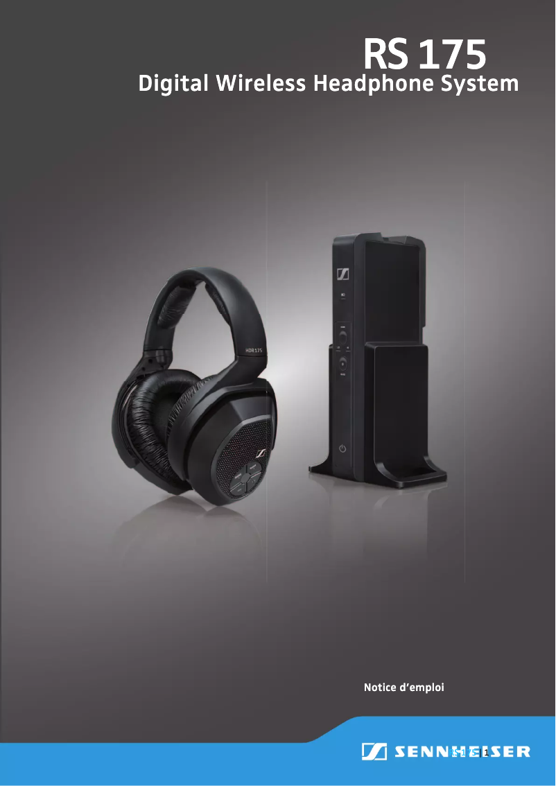 First page image of the manual for HDR 175