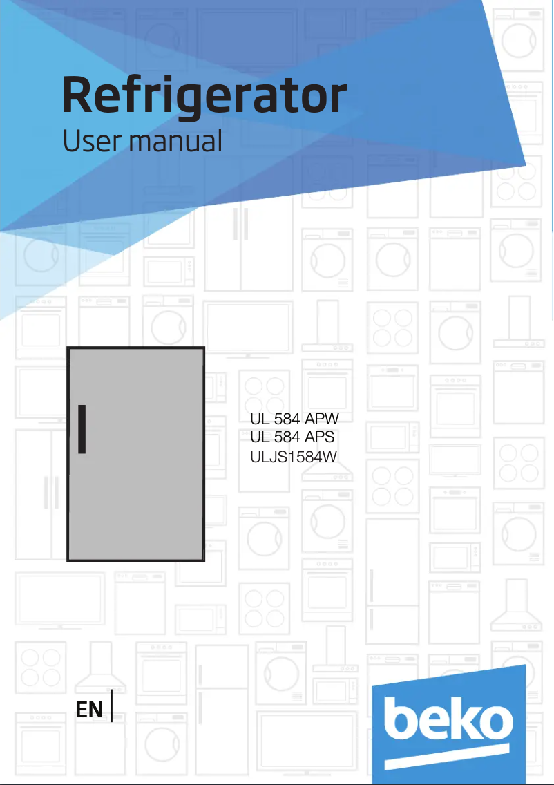 Page 1 of the manual User Manual Beko ULJS1584