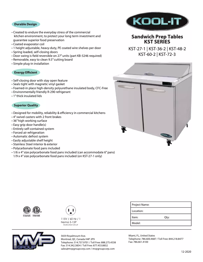 First page image of the manual for KST-36-2