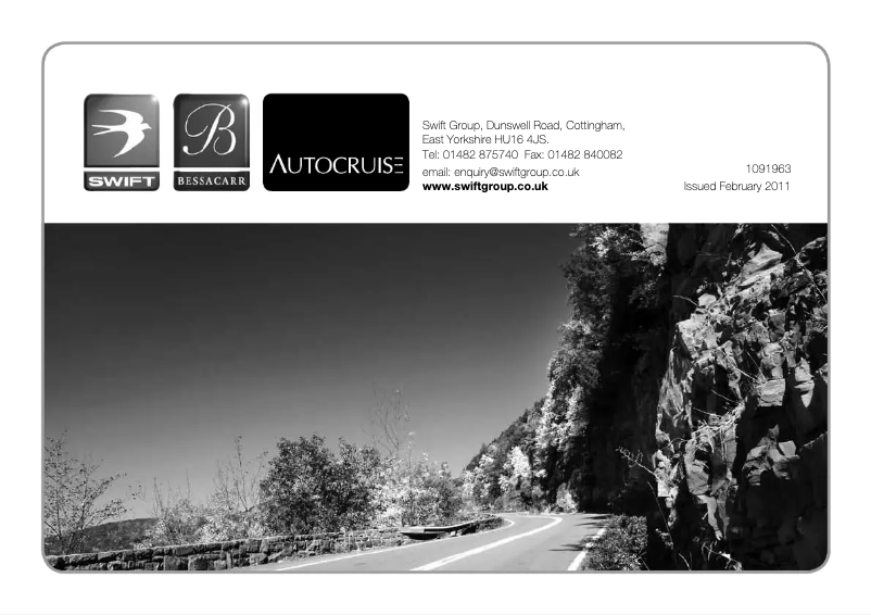 First page image of the manual for Sundance E400 (2011)