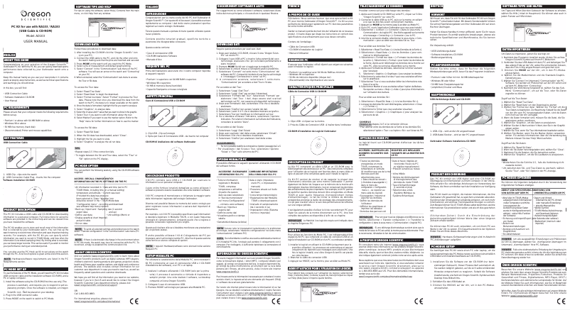 First page image of the manual for AD103