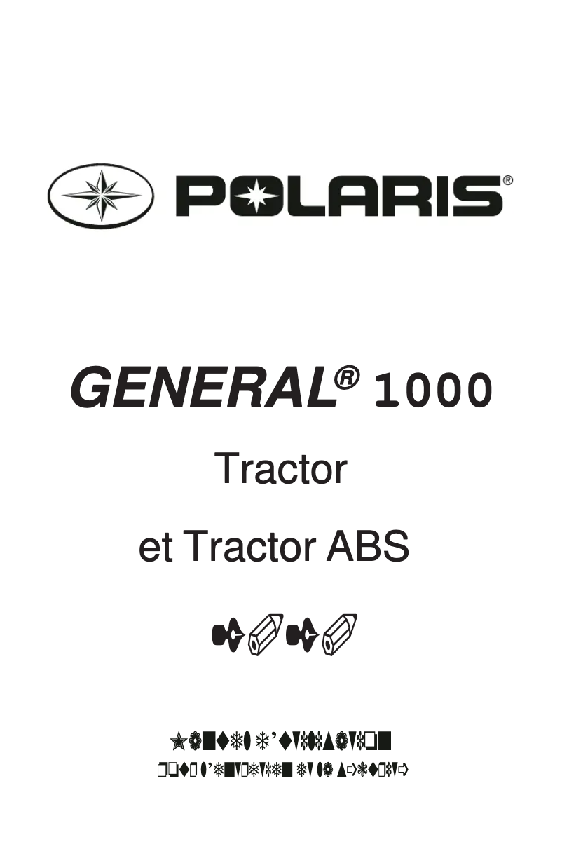 Page 1 of the manual User Manual Polaris GENERAL 1000 (2020)