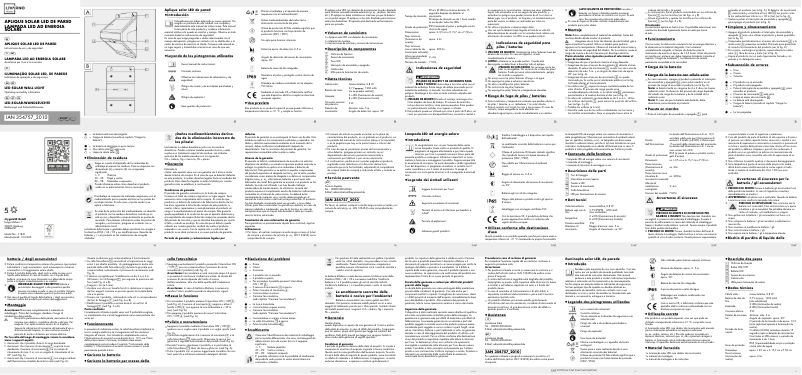 Page 1 of the manual User Manual Livarno Lux IAN 354757