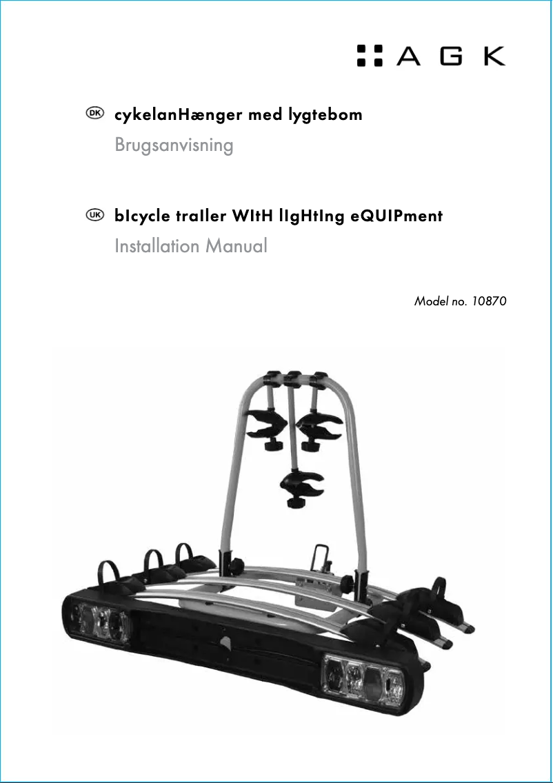 First page image of the manual for 10870