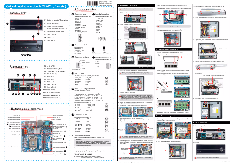 First page image of the manual for X 6110XA