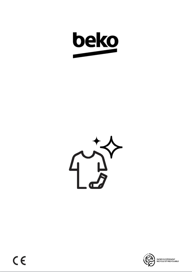 Page 1 of the manual User Manual Beko B5WFT59418W