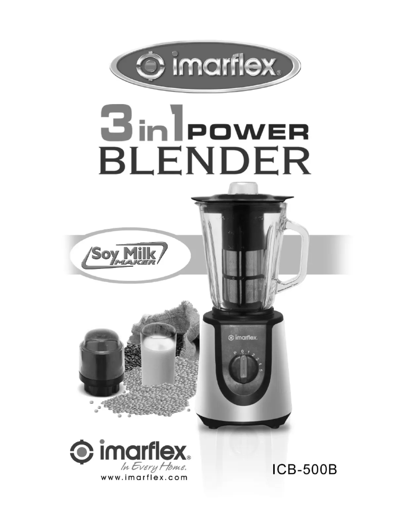 First page image of the manual for ICB-500B