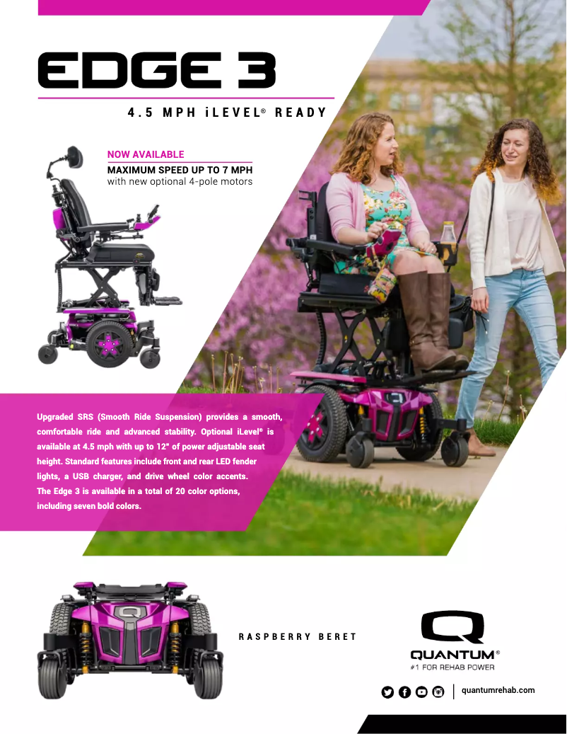 First page image of the manual for Edge 3