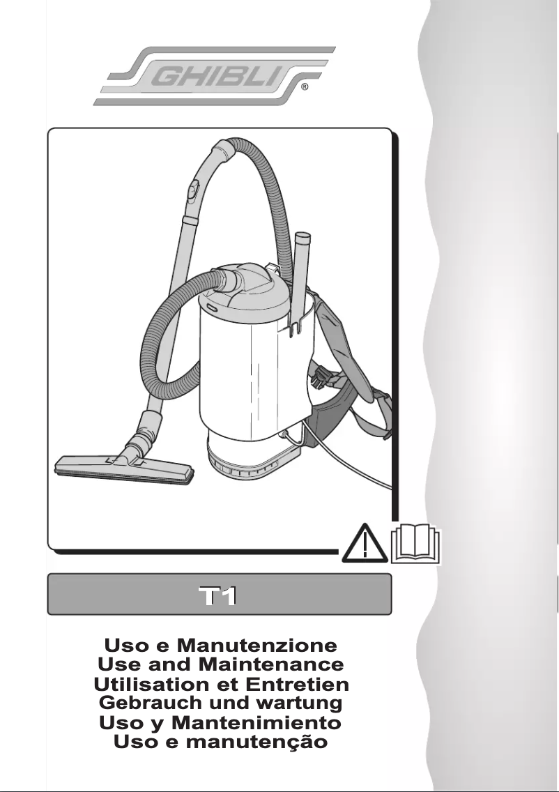 Page 1 of the manual User Manual Ghibli T1