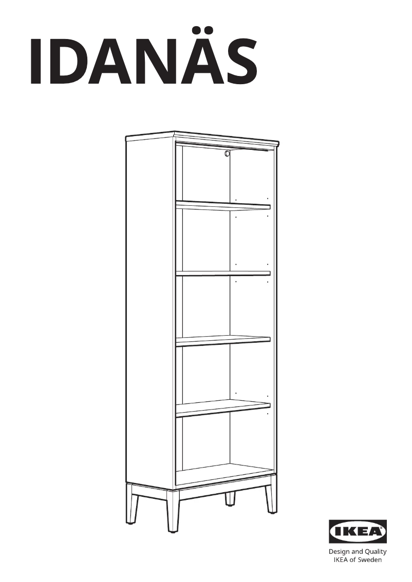 Page 1 of the manual User Manual Ikea IDANÄS 804.878.27