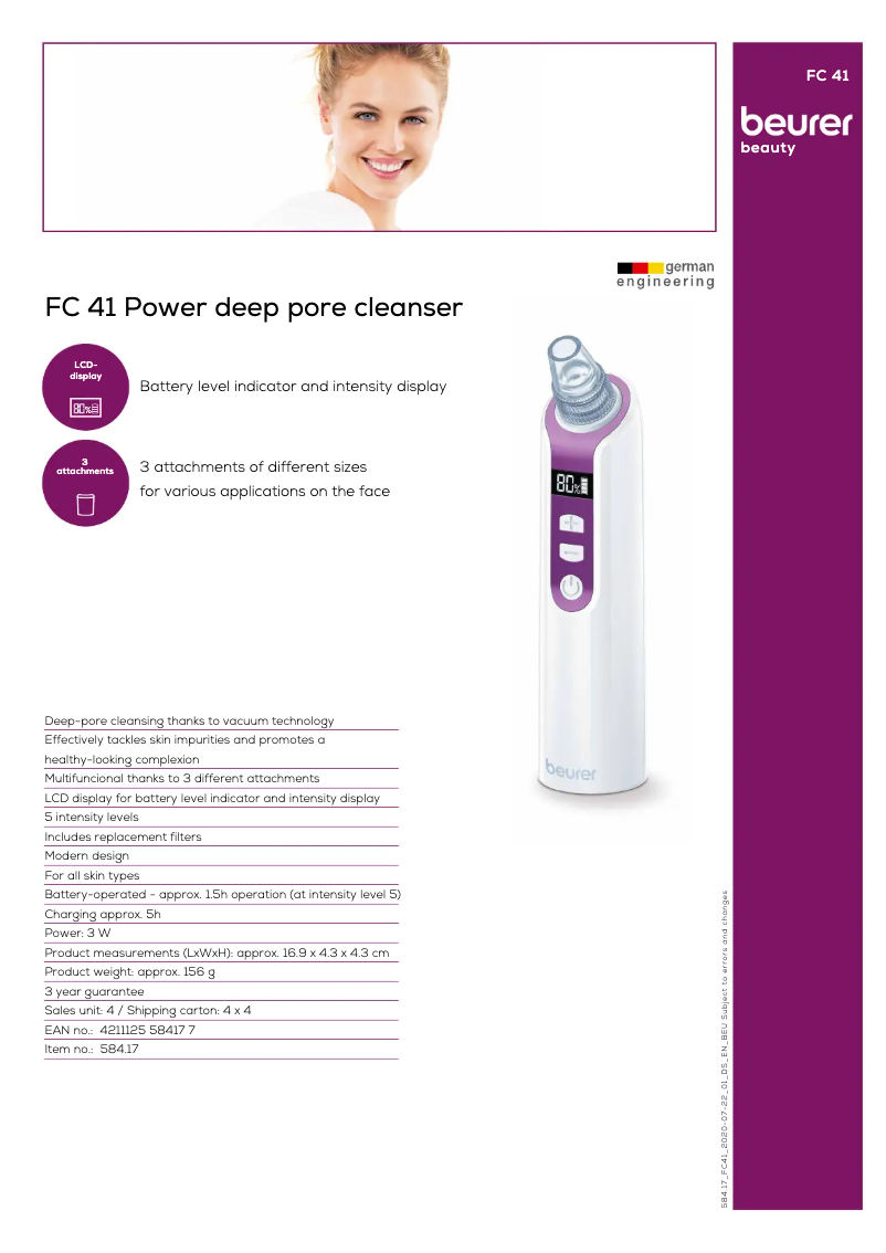 First page image of the manual for FC 41