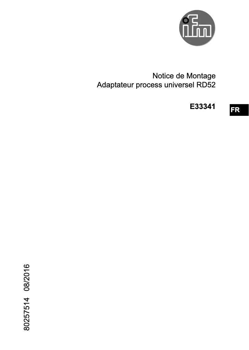 First page image of the manual for E33341