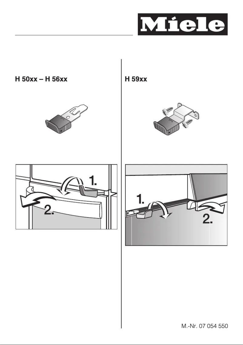 First page image of the manual for H 5040 B Marine