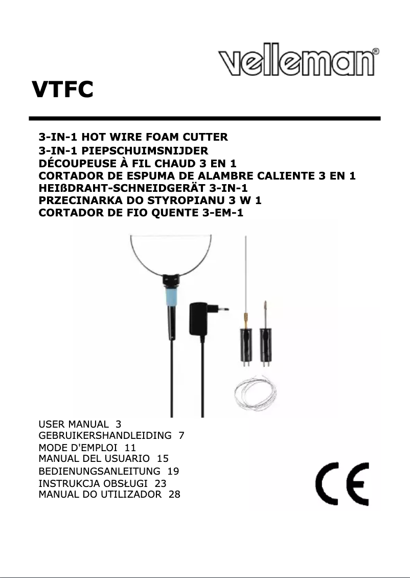 Image de la première page du manuel de l'appareil VTFC