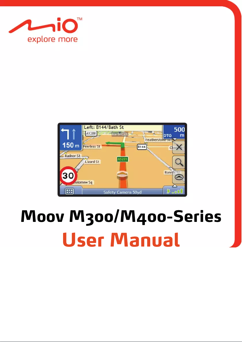 Page 1 of the manual User Manual Mio Moov M420