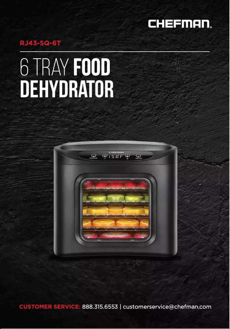 Page 1 of the manual User Manual Chefman RJ43-SQ-6T