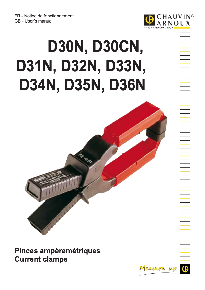 First page image of the manual for D30N