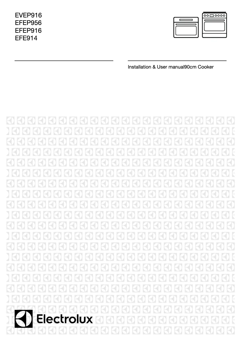 First page image of the manual for EFEP916DSD