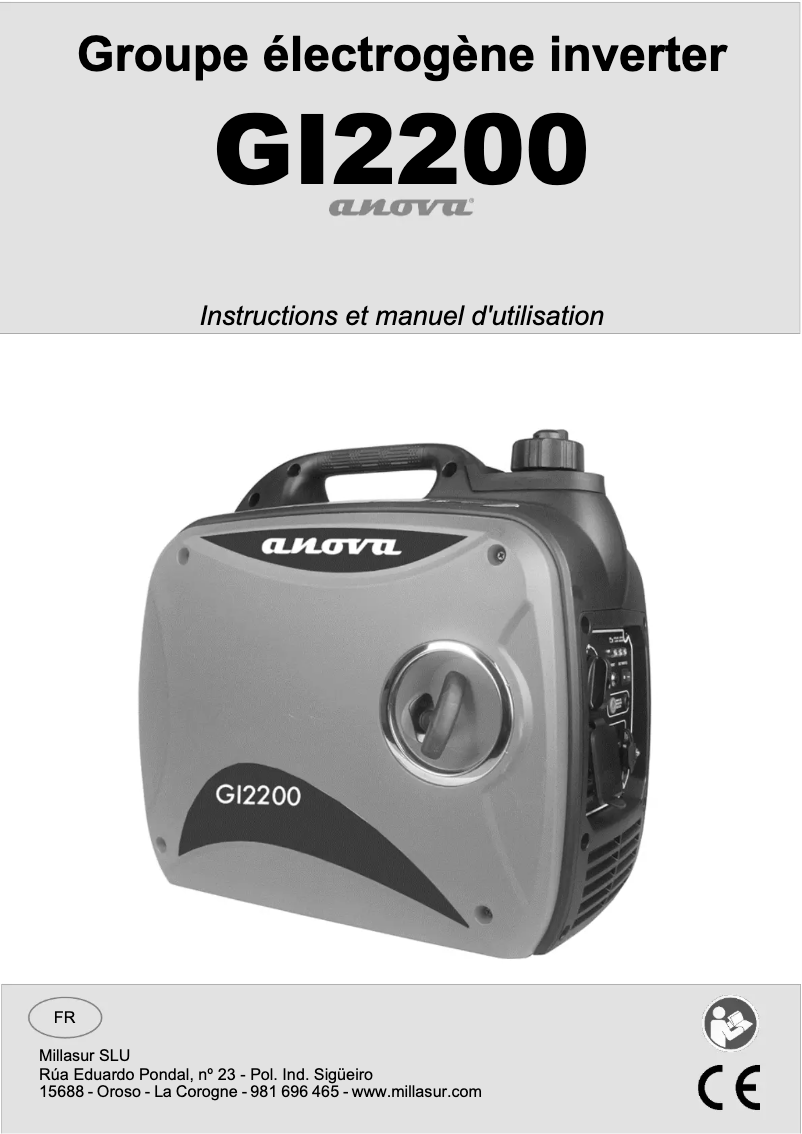 First page image of the manual for GI2200
