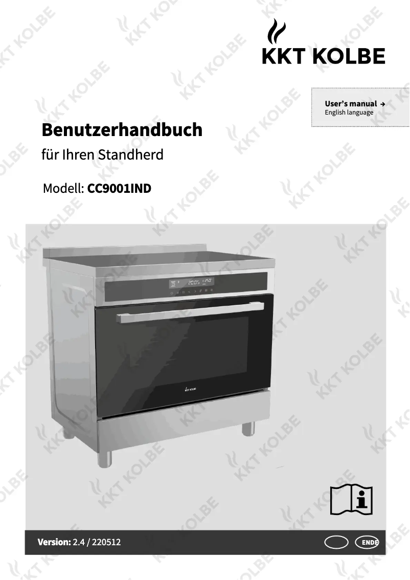 First page image of the manual for CC9001IND