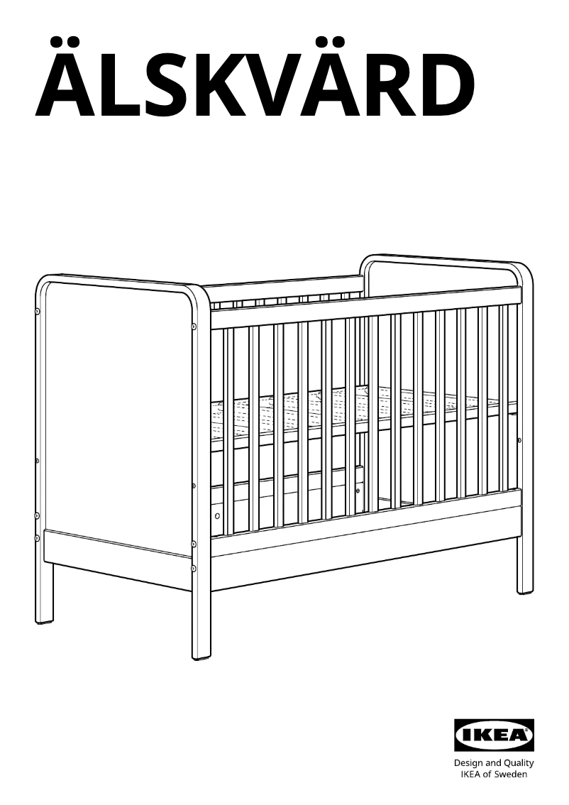 First page image of the manual for ÄLSKVÄRD 503.148.09