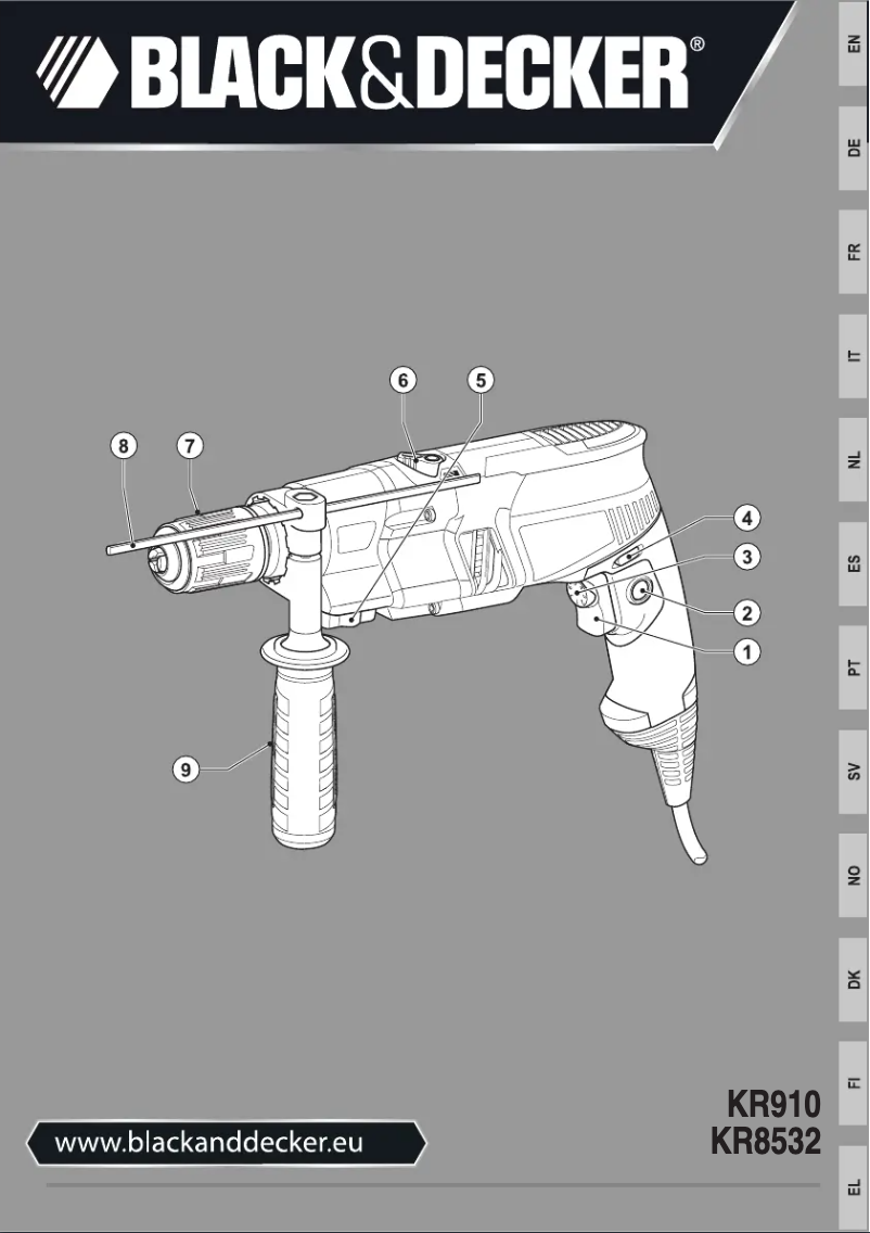 First page image of the manual for KR910K