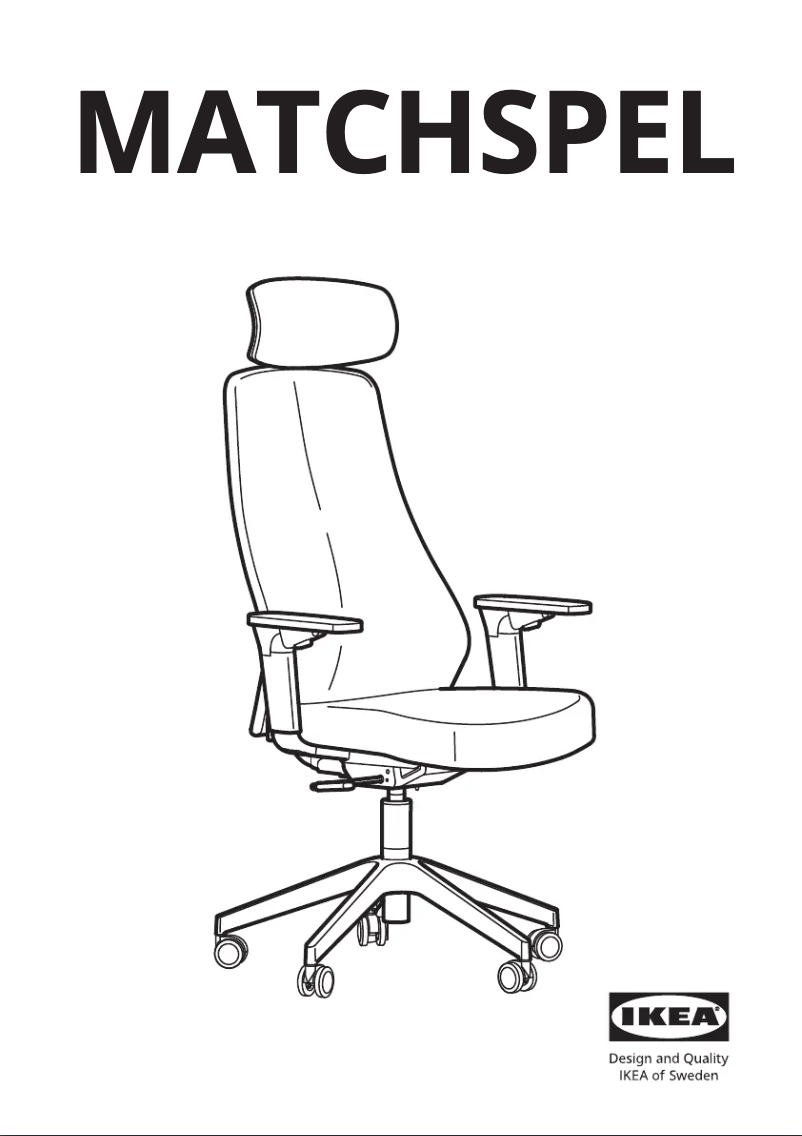 First page image of the manual for MATCHSPEL 905.715.28