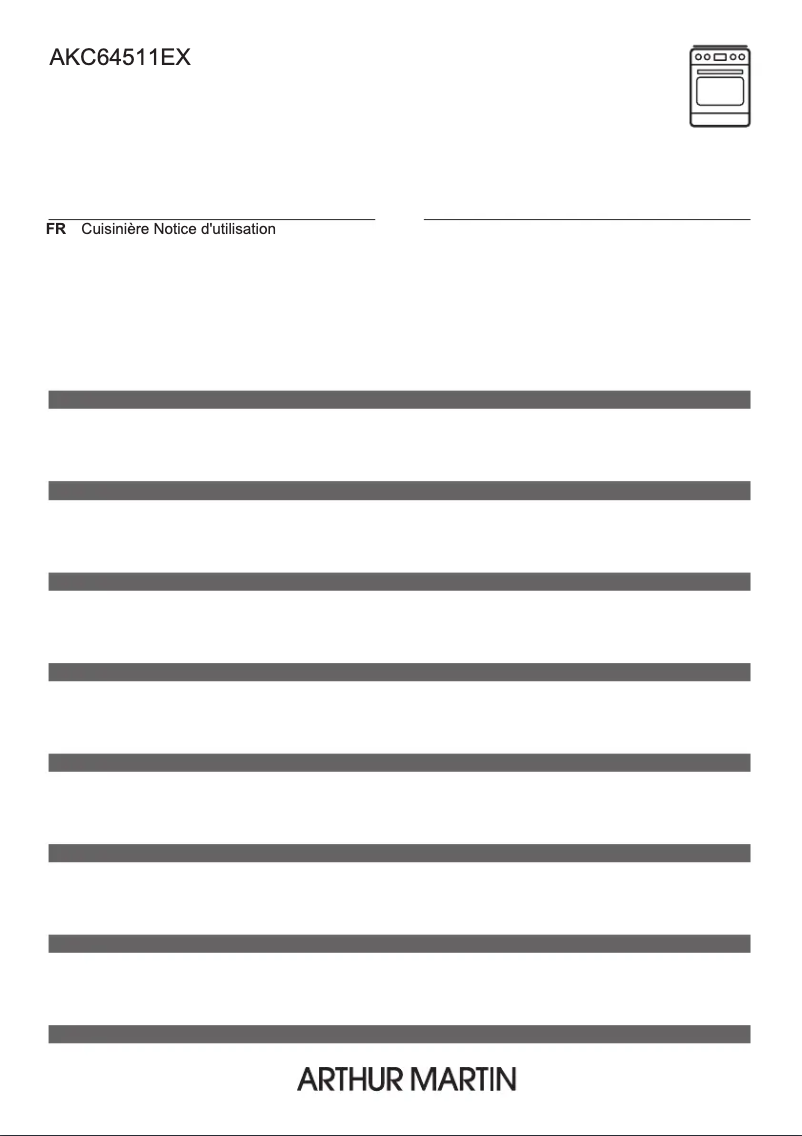 First page image of the manual for AKC64511EX