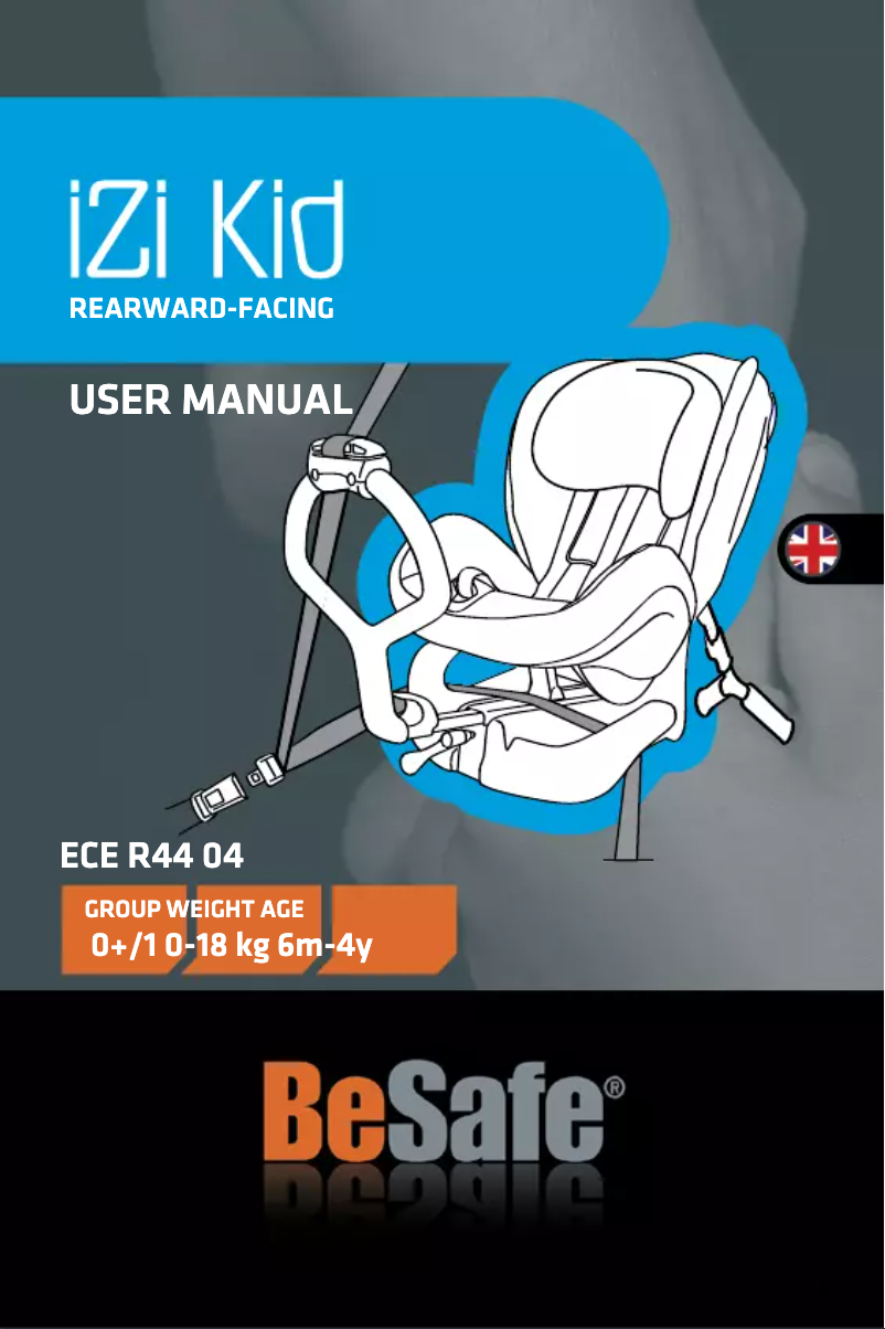 Page 1 of the manual User Manual BeSafe IZi Kid X3