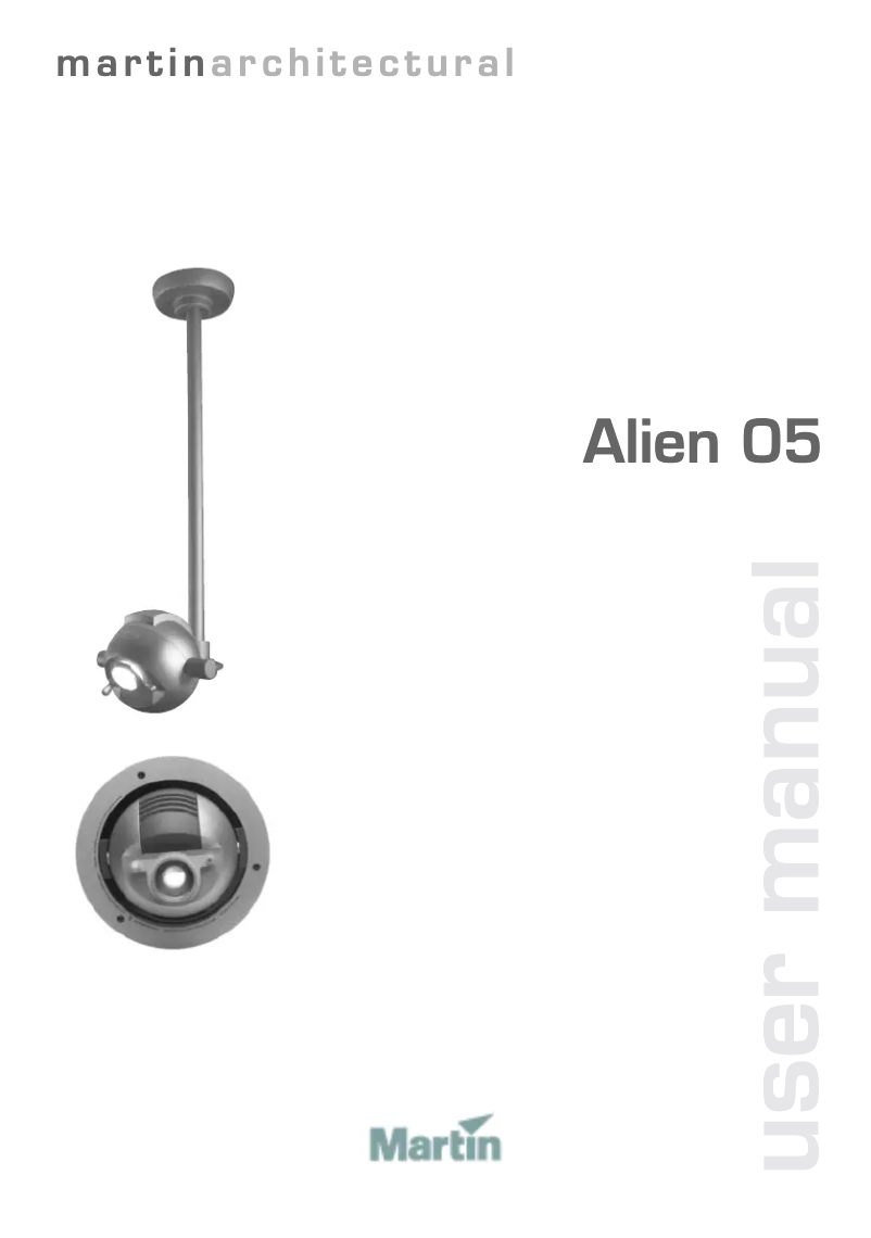 First page image of the manual for Alien 05