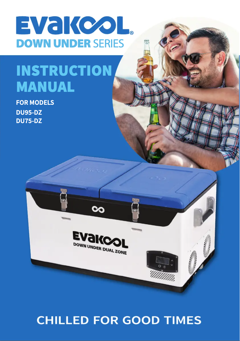 First page image of the manual for DU95-DZ