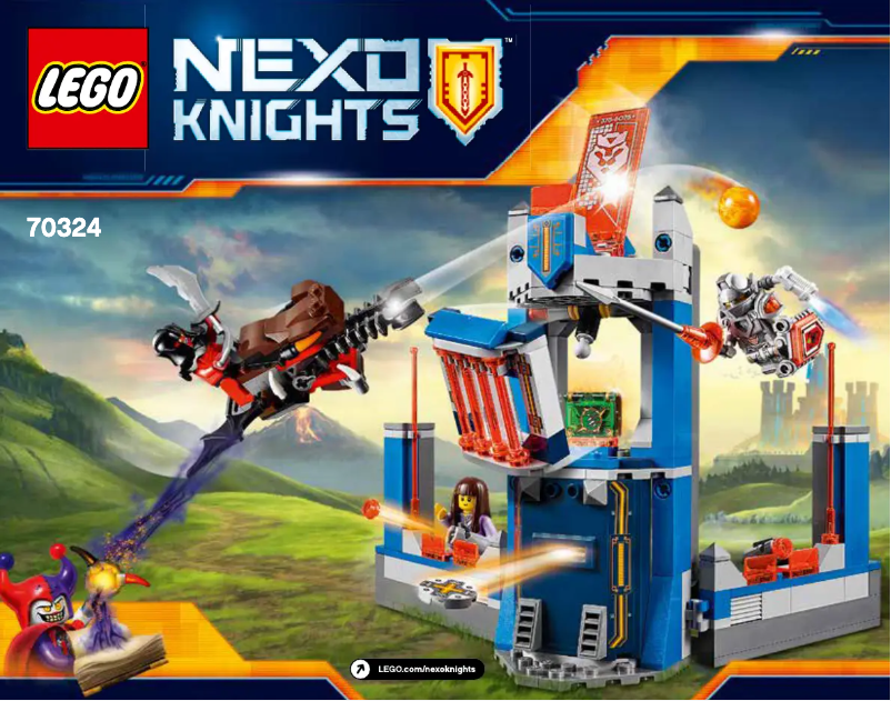 First page image of the manual for Nexo Knights 70324