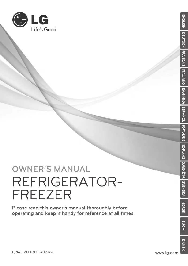 First page image of the manual for GB5237PVEZ