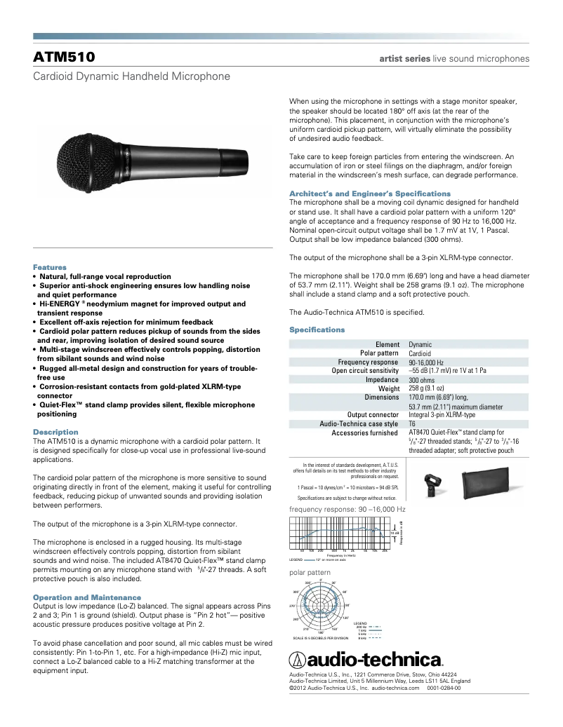 Image de la première page du manuel de l'appareil ATM-510