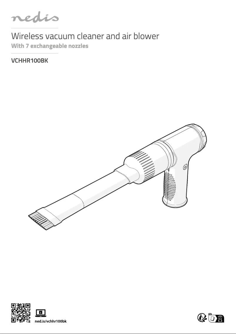 Page 1 of the manual User Manual Nedis VCHHR100BK
