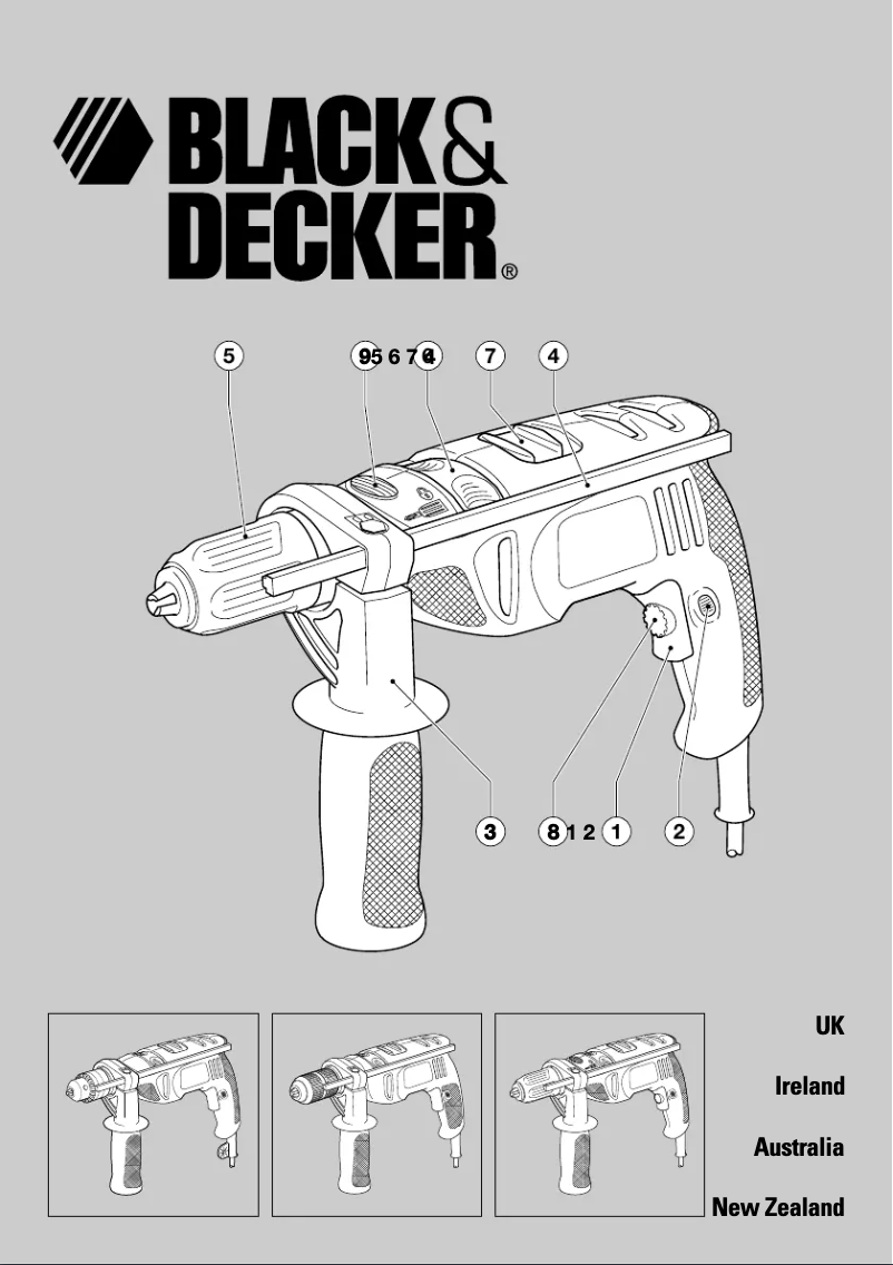 Page 1 of the manual User Manual Black & Decker KR600CRE