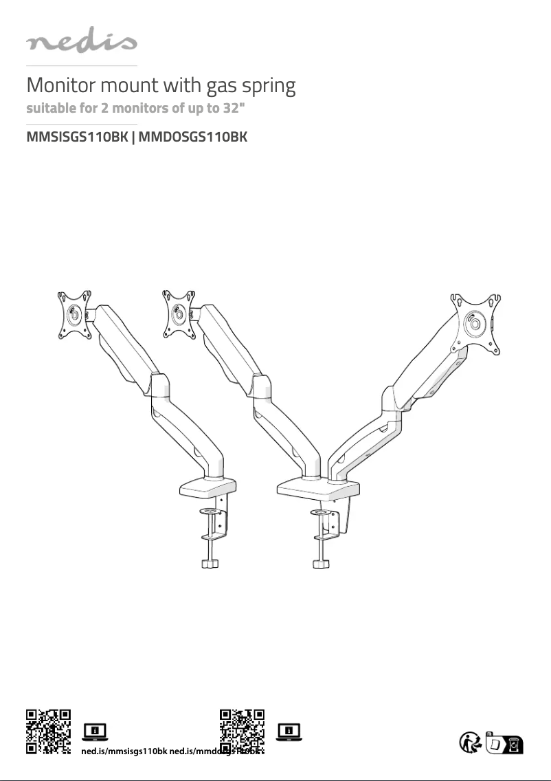 First page image of the manual for MMDOSGS110BK