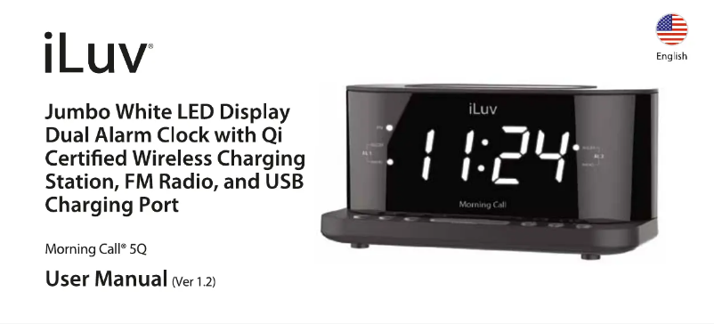 Page 1 of the manual User Manual iLuv Morning Call 5Q