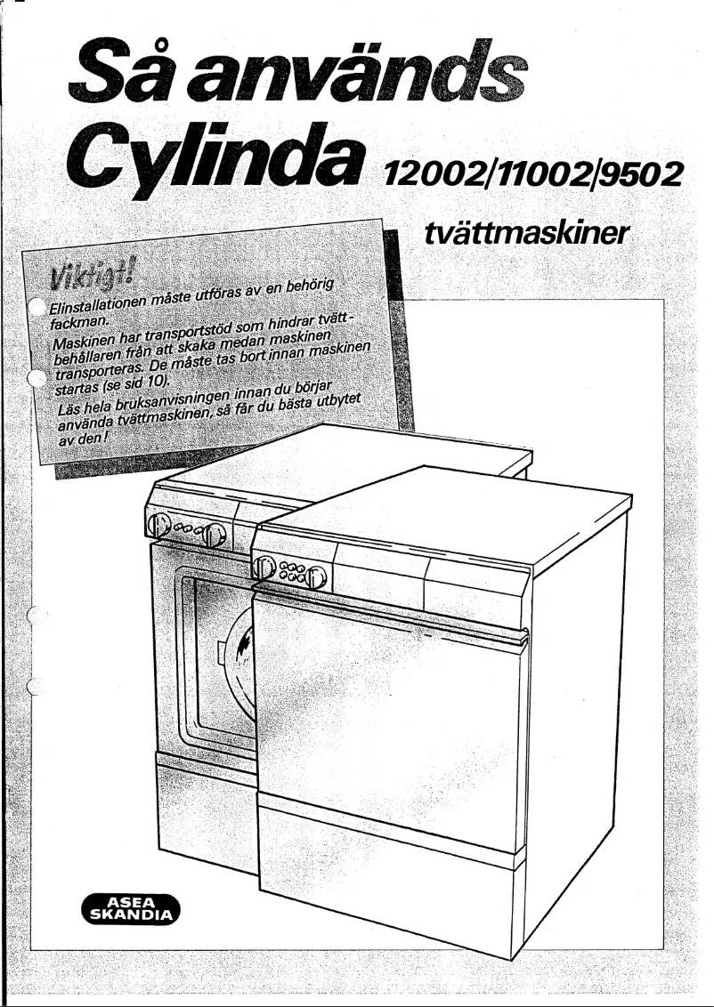 First page image of the manual for 12002