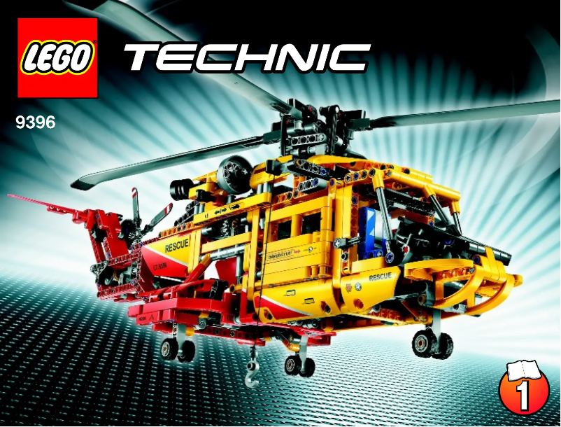 Page 1 of the manual User Manual Lego Technic 9396
