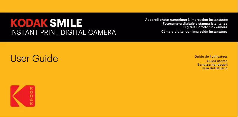 Page 1 of the manual User Manual Kodak Smile