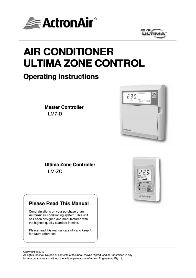 First page image of the manual for ESP Plus SRV131E