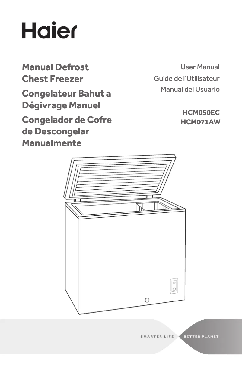 First page image of the manual for HCM050EC