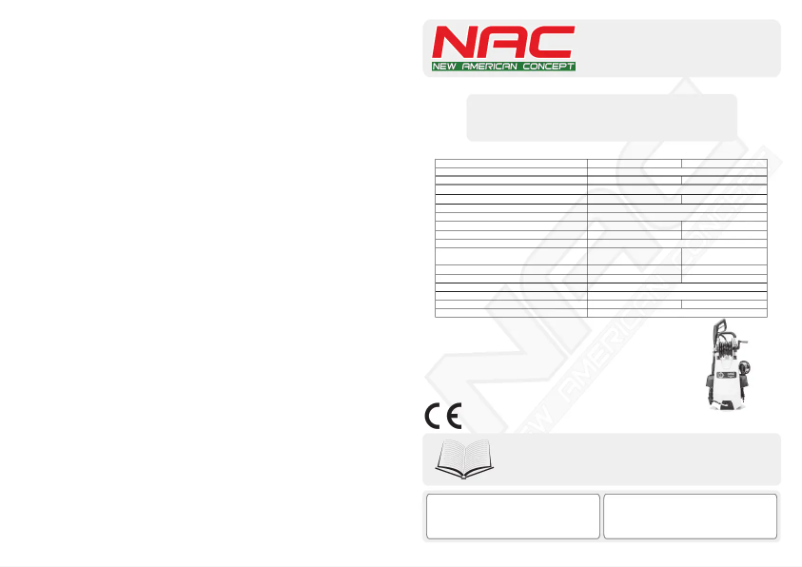 Page 1 of the manual User Manual NAC PWE200-ME